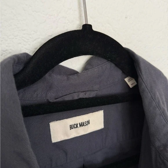 Buck Mason Twill Short Sleeve One Pocket Shirt